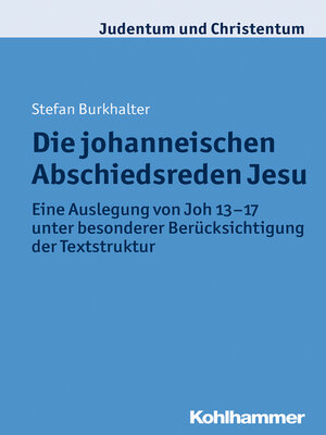 cover image of Die johanneischen Abschiedsreden Jesu